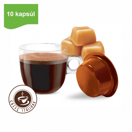 Kapsule Lavazza® A Modo Mio® Bonini karamelová káva 10 ks