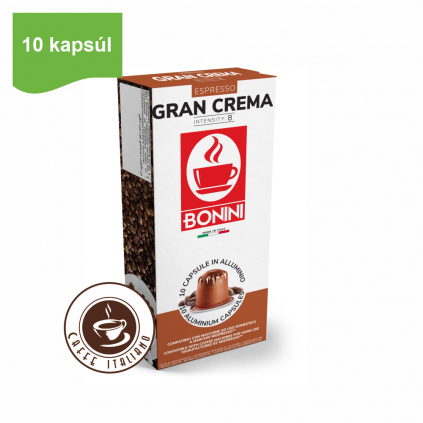 Kapsule Nespresso®Bonini Gran Crema 10ks