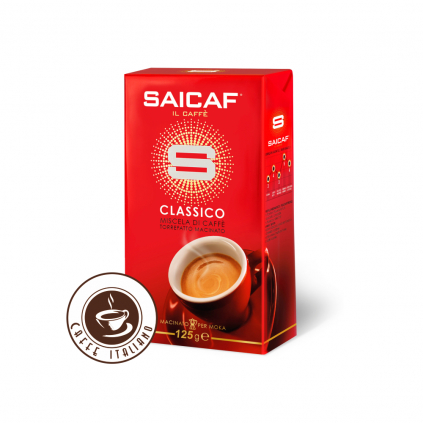 saicaf caffee classico 125g mleta kava logo caffeitaliano