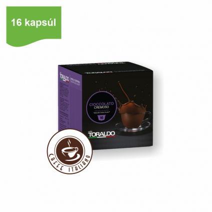 Toraldo caffe dolce gusto kremova cokolada 16ks kapsule caffeitaliano logo