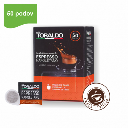 Toraldo caffe Miscela Cremosa ESE pody 50ks caffeitaliano logo1