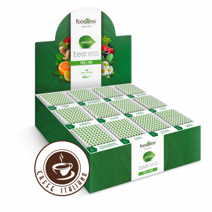 Foodness caj sada pic&mix bylinkove ovocne teaness 120ks 240g caffeitaliano logo