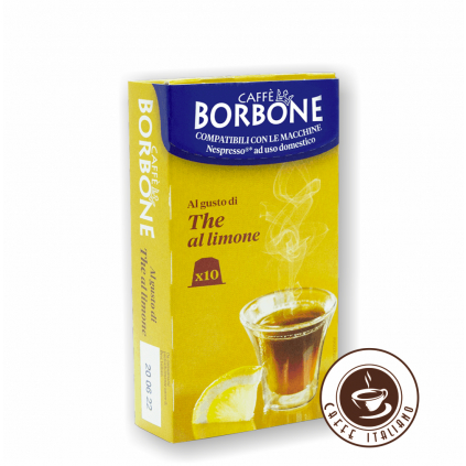 nespresso kapsule citronovy caj 10 ks Borbone logo caffeitaliano