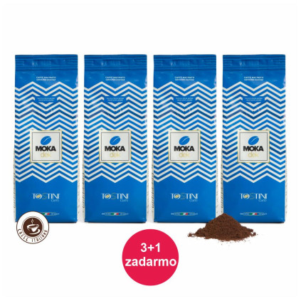 Mletá káva Tostini Coffee DECA 250g 3+1 zadarmo