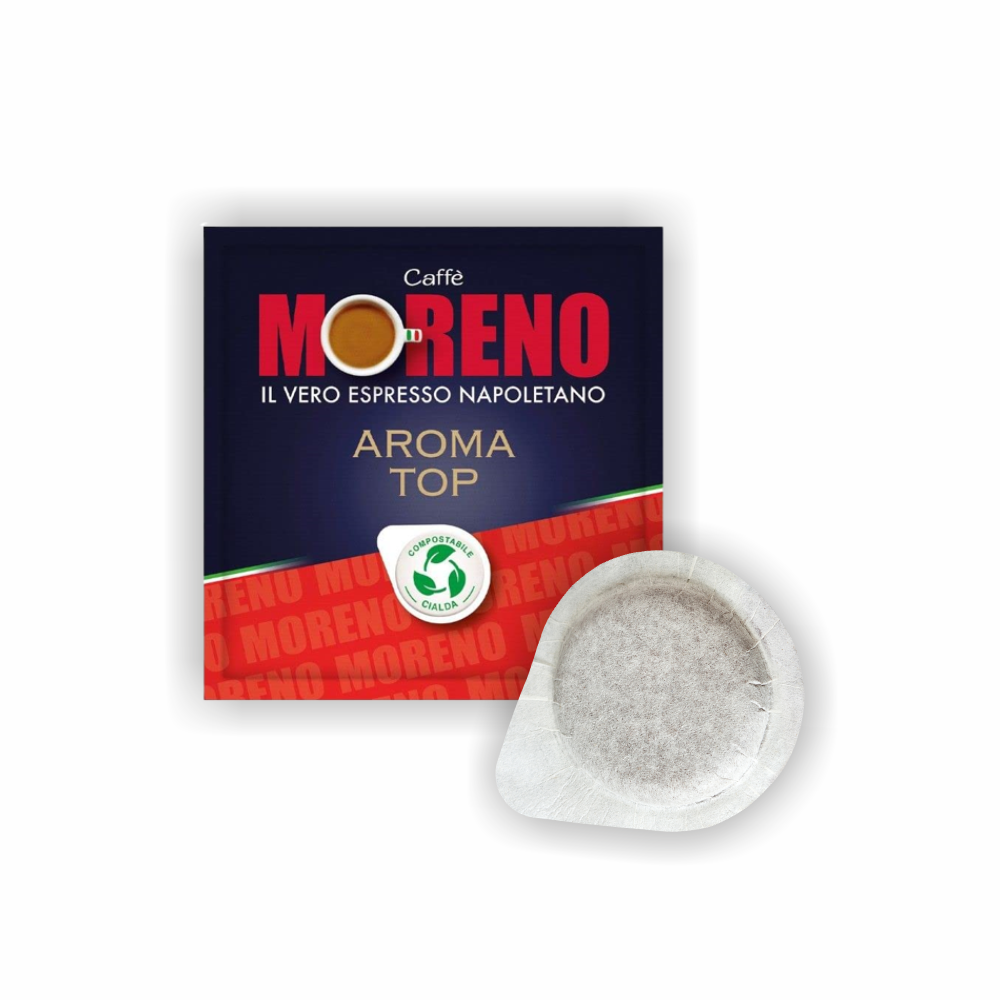 Caffe Moreno Aroma Top e.s.e.pody - Autentická talianska káva  75% Arabica 25% Robusta