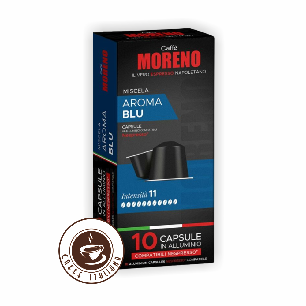 Caffe Moreno Nespresso Aluminium Aroma Blu 10ks