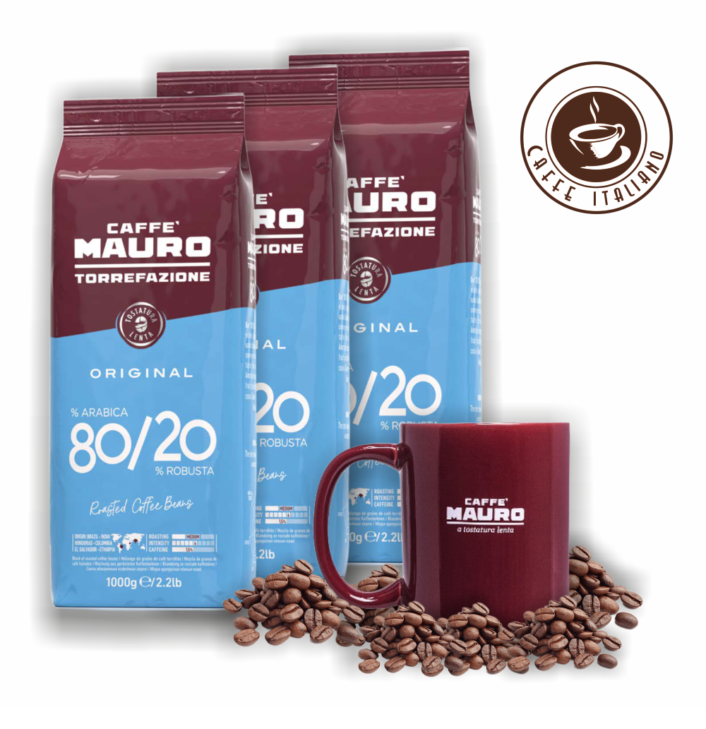 Mauro Original 80/20 3kg + šálka