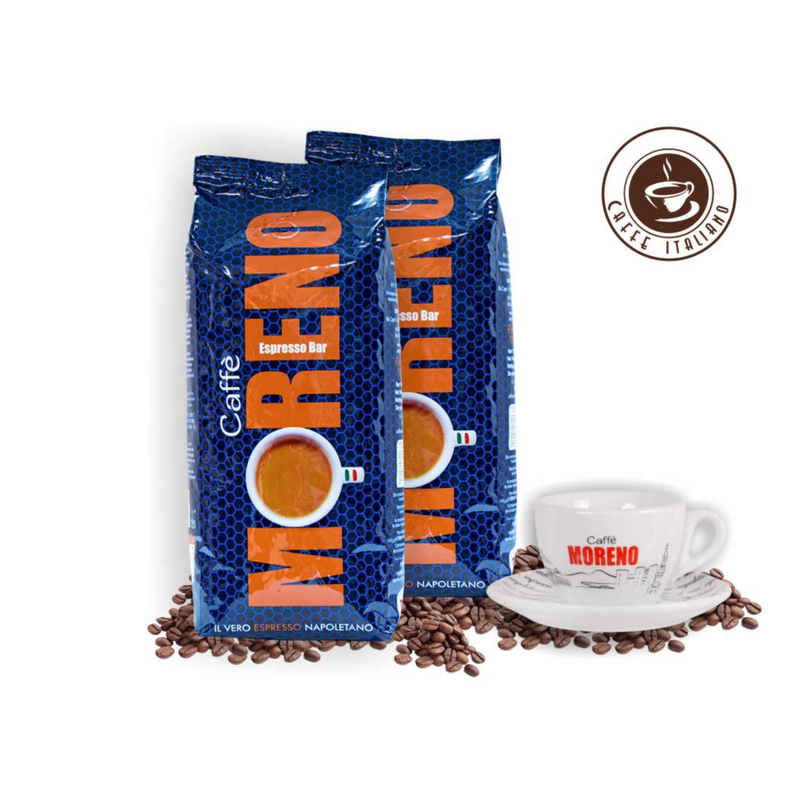 Caffe Moreno Espresso Bar 2kg + espresso šálka