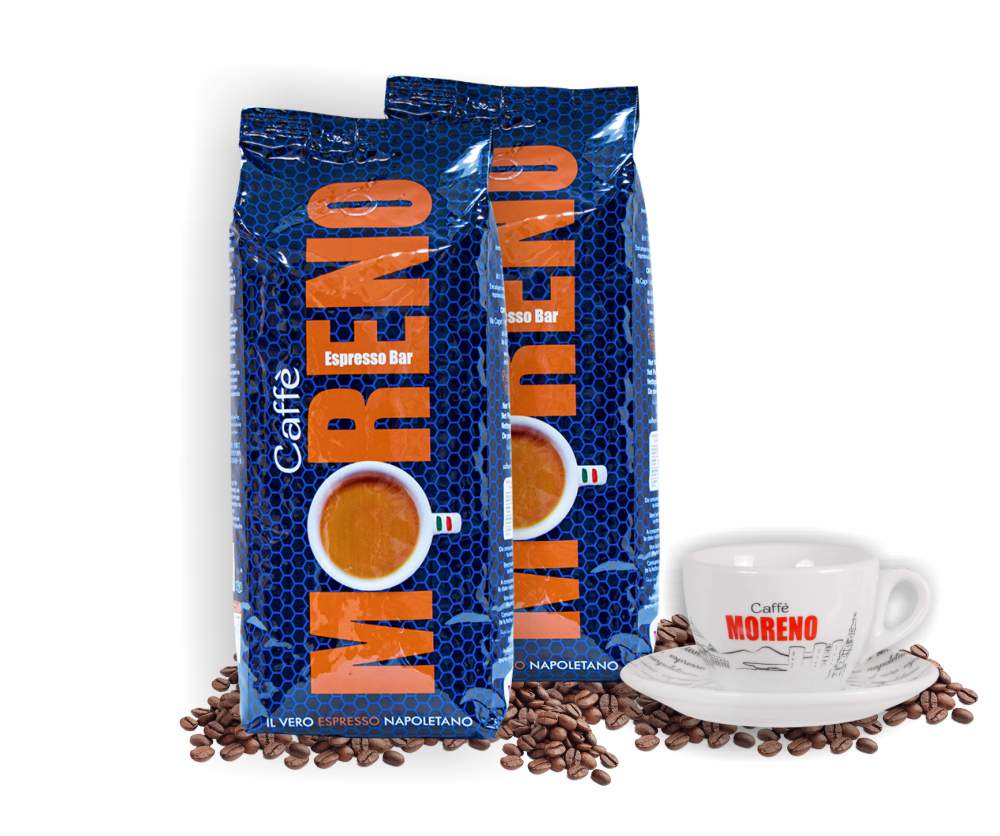 Caffe Moreno Super Bar 2kg + espresso šálka
