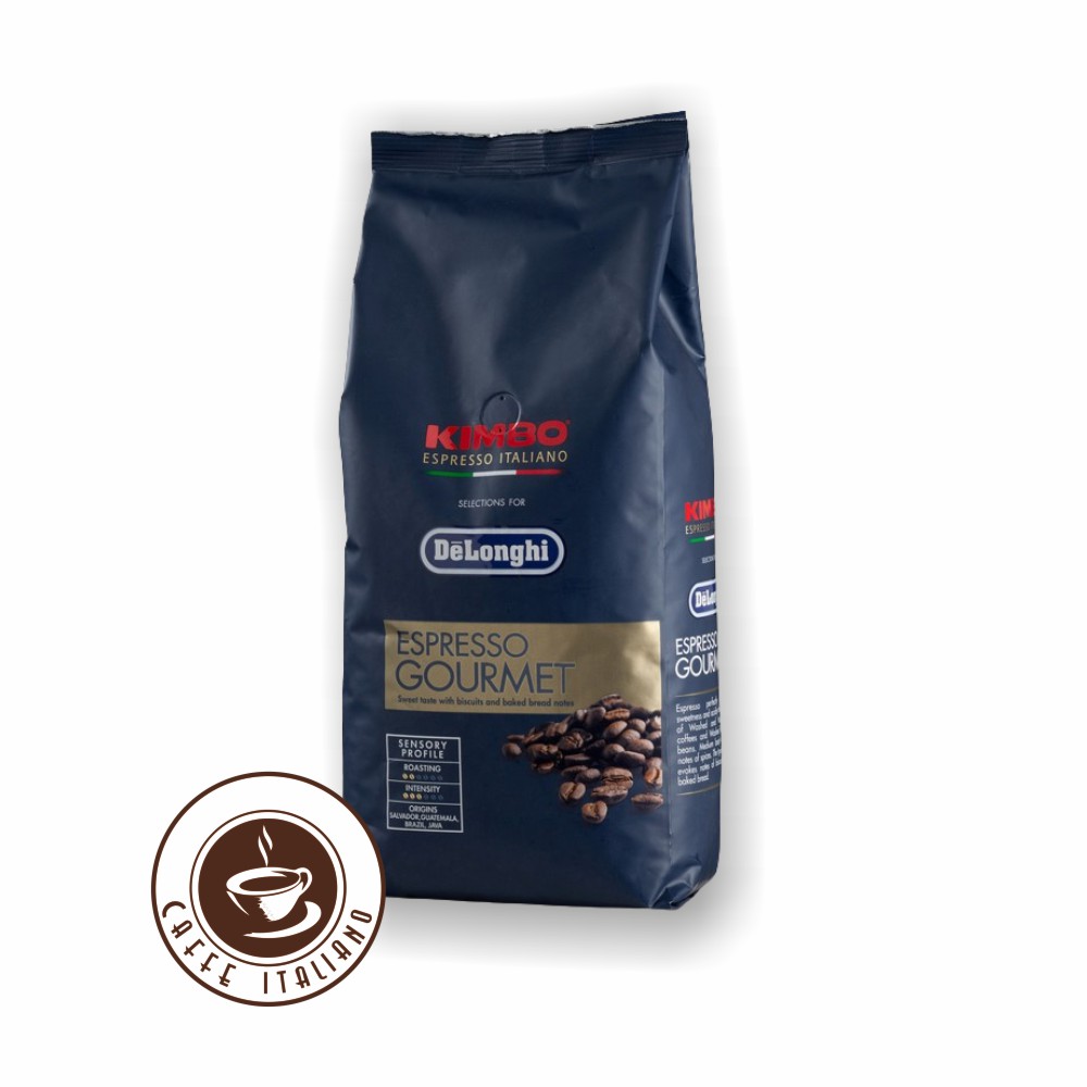 Kimbo Delonghi Gourmet 1kg  80% Arabica + 20% Robusta
