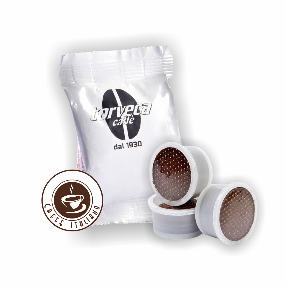 Torveca Espresso Point Miscela Bianca 100ks  30% Arabica + 70% Robusta