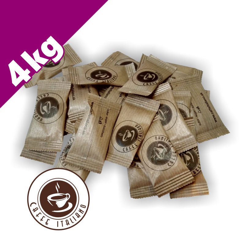 Caffeitaliano porciovaný cukor hnedý 4kg