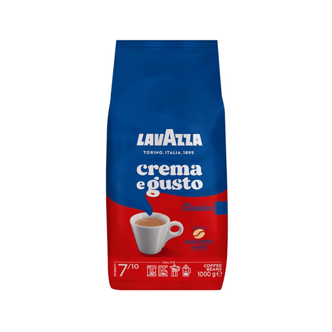 Lavazza Crema e Gusto Classico 1kg  20% Arabica + 80% Robusta