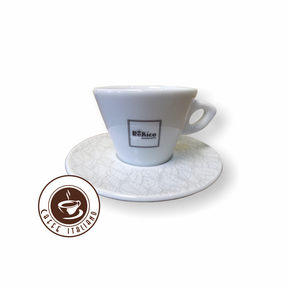 ReKico šálka na cappuccino s podšálkou 160ml