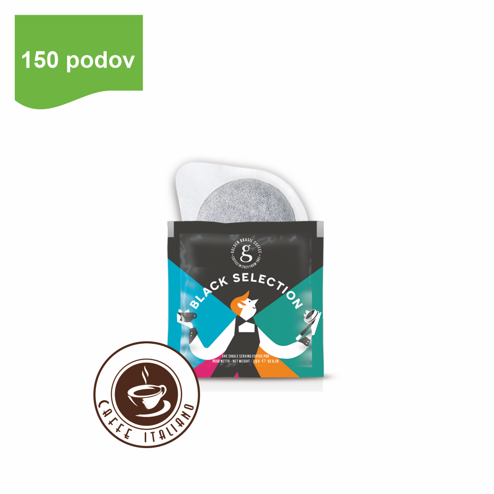 Black Selection kávové pody 150ks  60% Arabica + 40% Robusta