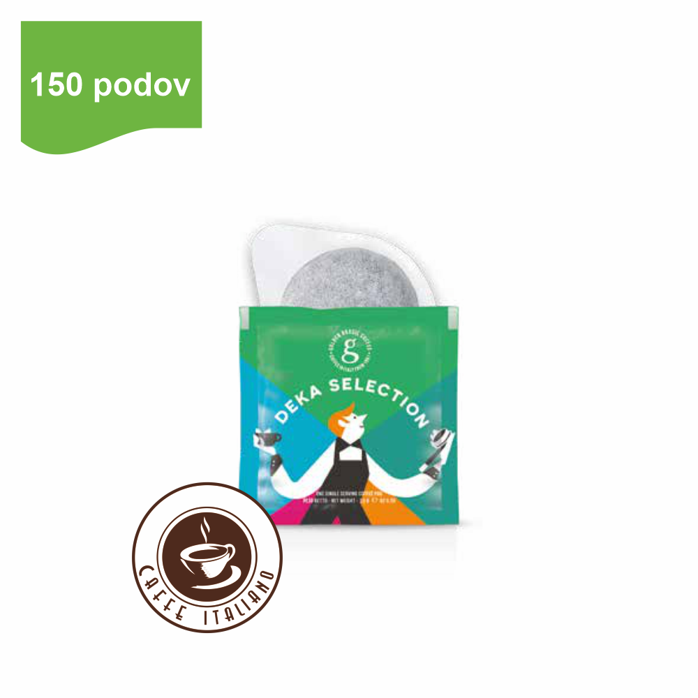 DEK Selection kávové pody 150ks  70% Arabica + 30% Robusta
