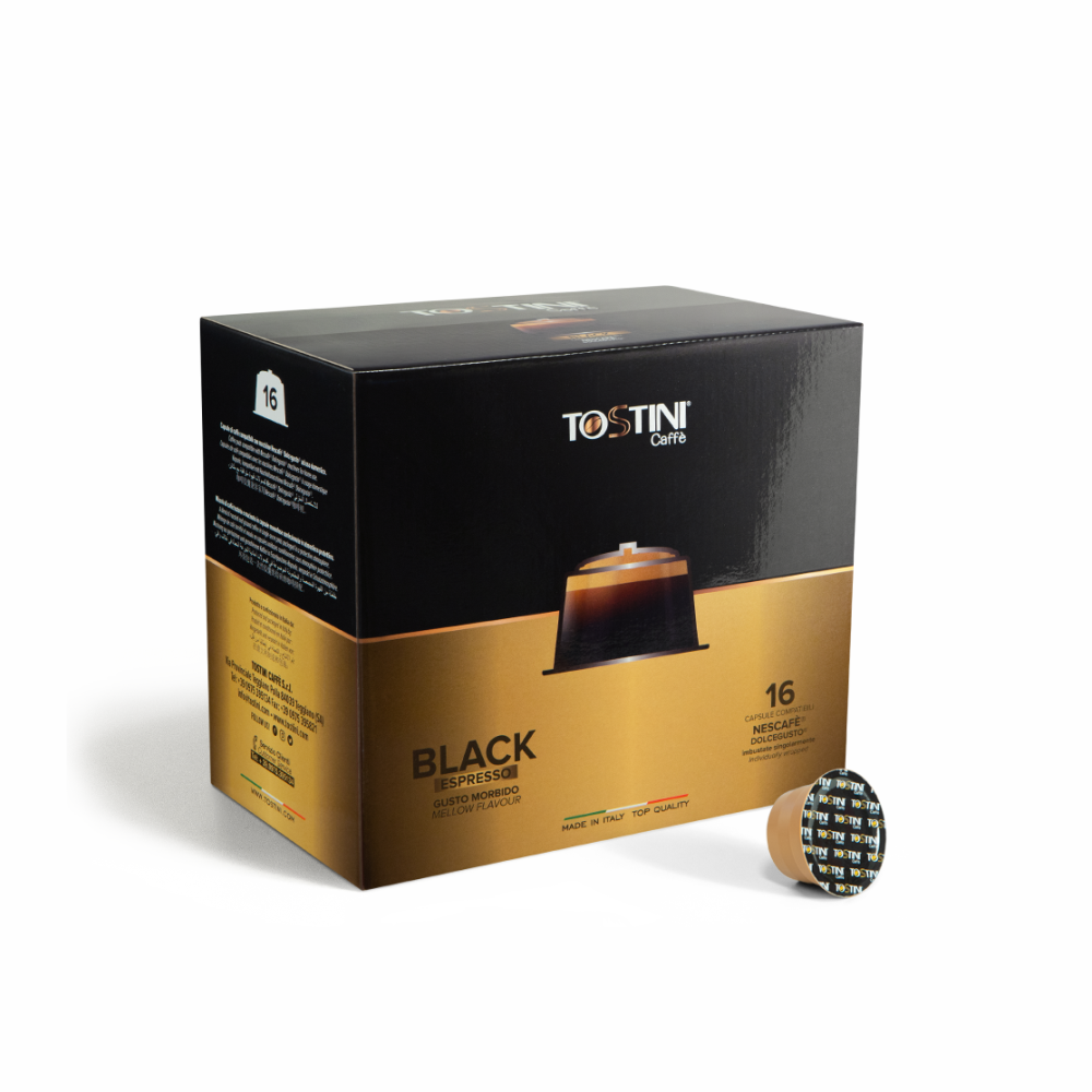 Tostini kapsule Dolce Gusto Black 16 ks