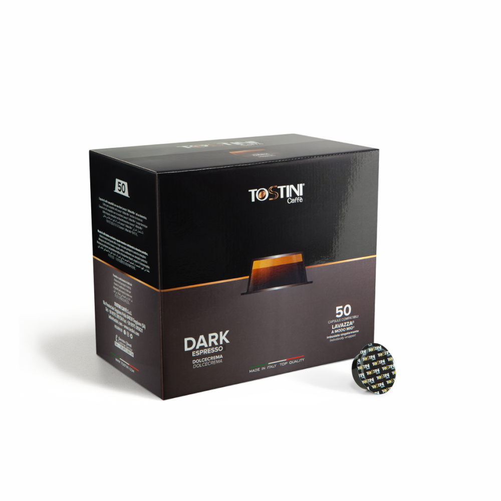 Tostini kapsule A Modo Mio Dark 50 ks