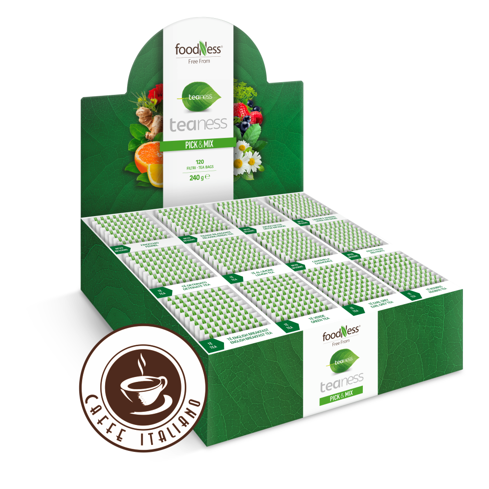 Foodness Čaj Pick&Mix TEANESS - mix čajov 120ks  mix čajov