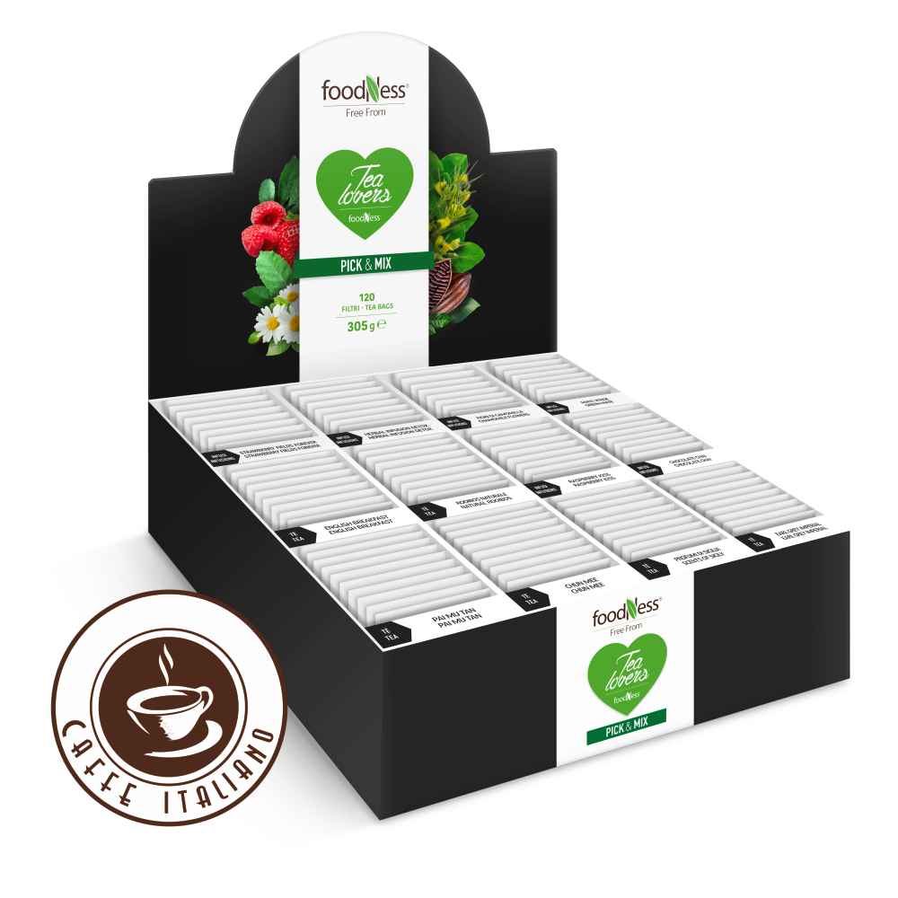 Foodness Exkluzívny čaj Pick&Mix TEA LOVERS - mix čajov 120ks  mix čajov