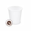 papierovy pohar biely 200ml logo caffeitaliano