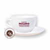 Mauro caffe caffe latte salka 270ml porcelan logo caffeitaliano
