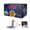 Caffe Moreno set e.s.e.pody Espresso Bar 50ks + pohár + miešatko + cukor – 30% Arabica + 70% Robusta