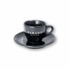 Parana šálka čierna espresso 60ml – detail