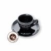 Parana šálka čierna espresso 60ml – logo značky