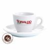 Šálka Toraldo esspresso – logo značky
