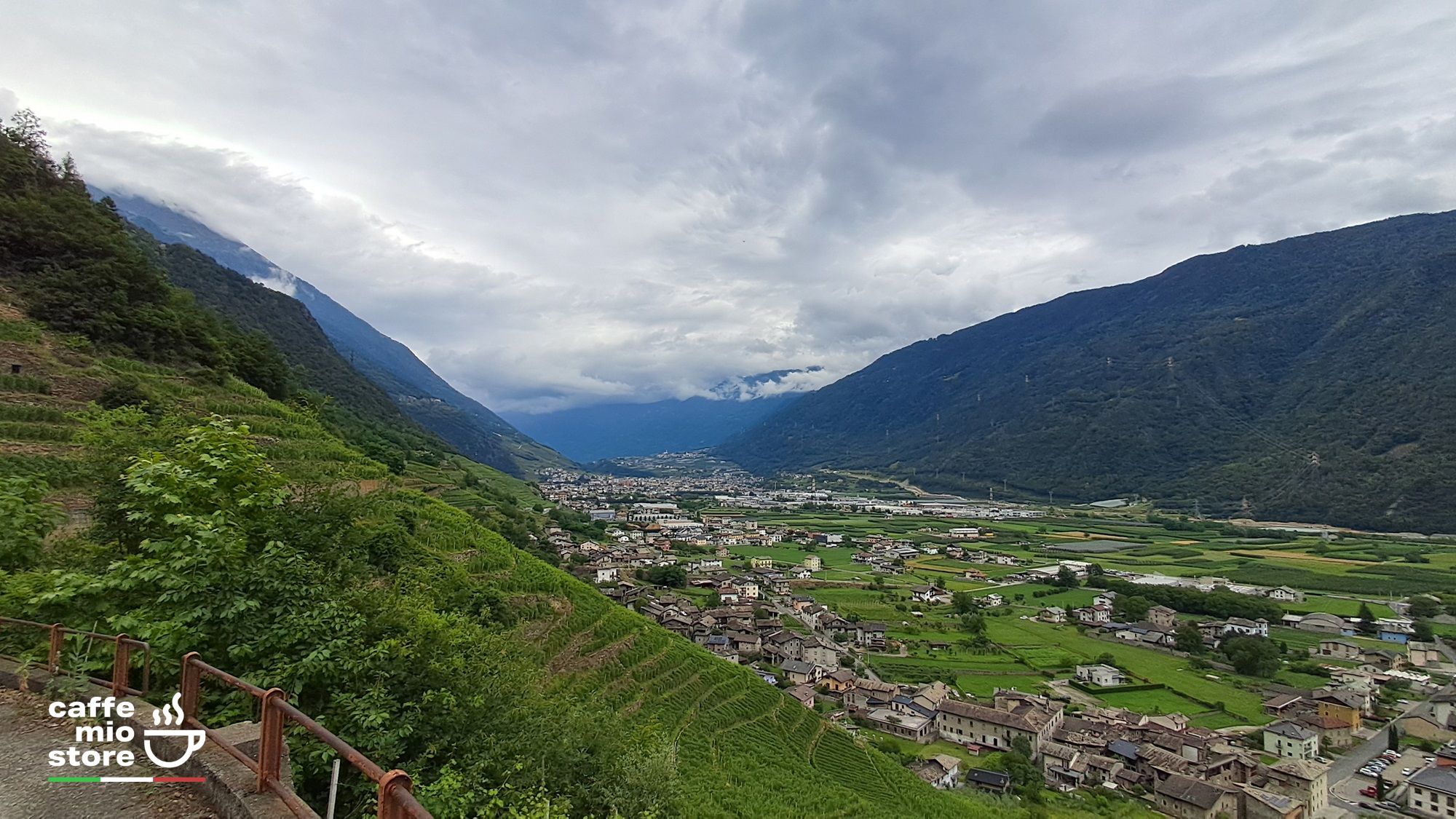 Tirano - město v údolí Valtellina