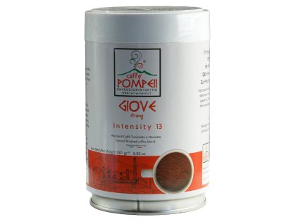 1592 1 giove 250g italska mleta kava plechova doza caffe pompeii