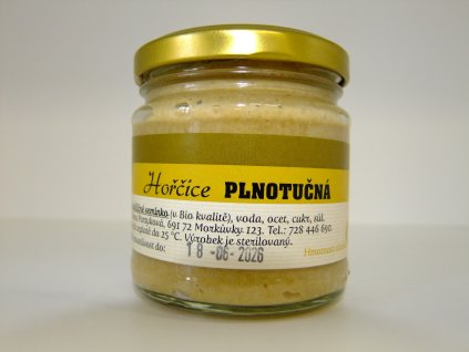 Hořčice plnotučná