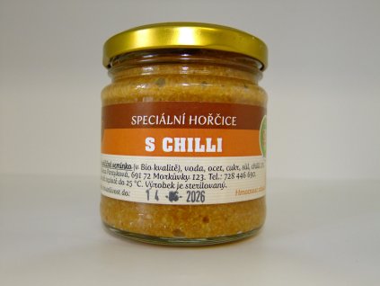 Hořčice s chilli