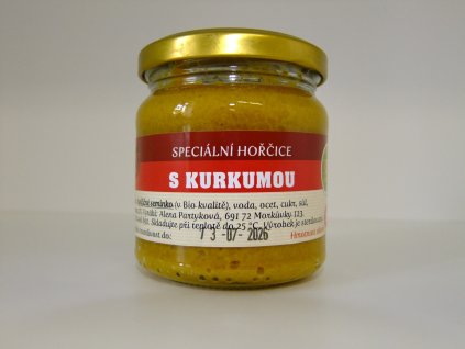 Hořčice s kurkumou