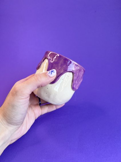 Melty cupík fialový 220 ml