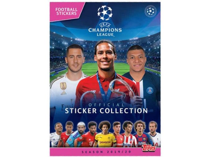 2019 20 Topps Champions League album samolepky