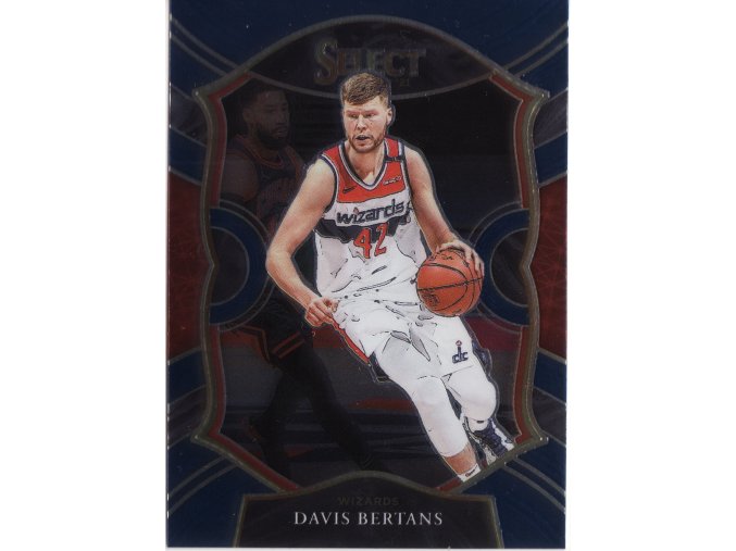 2020-21 Panini Select Blue Concourse Davis Bertans