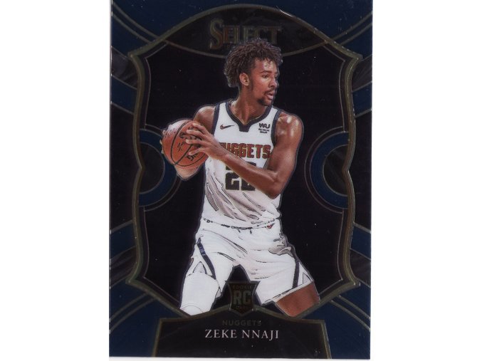 2020-21 Panini Select Blue Concourse Zeke Nnaji