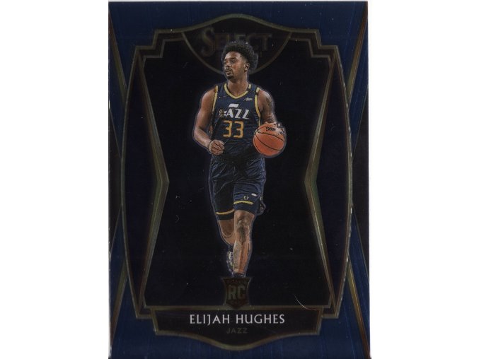 2020-21 Panini Select Blue Premier Level Elijah Hughes