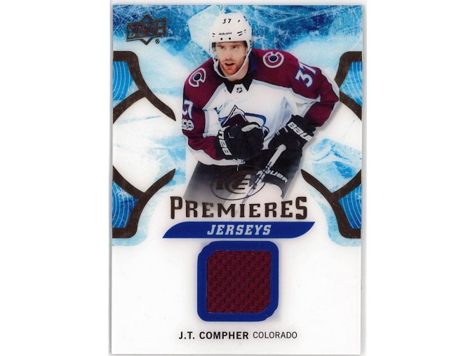 2017-18 Upper Deck Ice Premieres Jerseys J. T. Compher