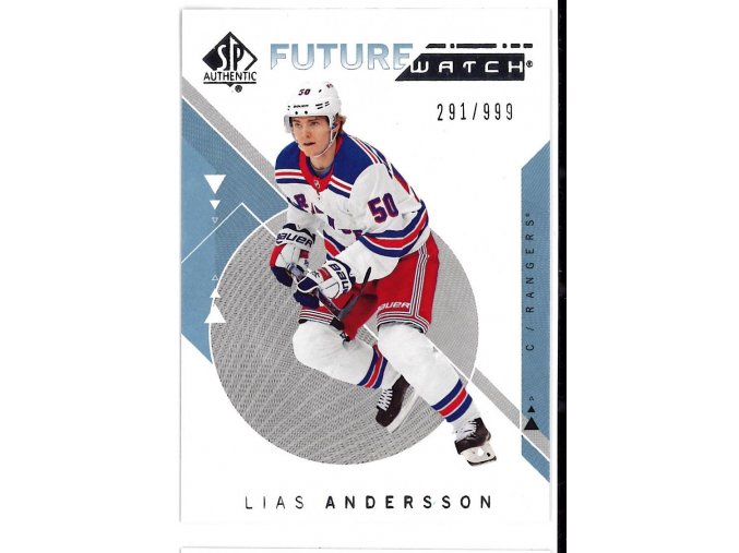 2018-19 SP Authentic Future Watch Lias Anderson /999