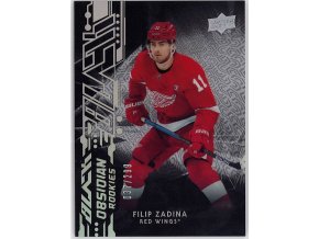 2019-20 SPx UD Black Obsidian Rookies Filip Zadina