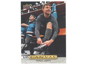 2019-20 Upper Deck Series 1 Canvas Tomas Hertl C73