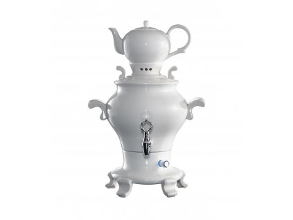 odette samovar 5 l withe porcelain