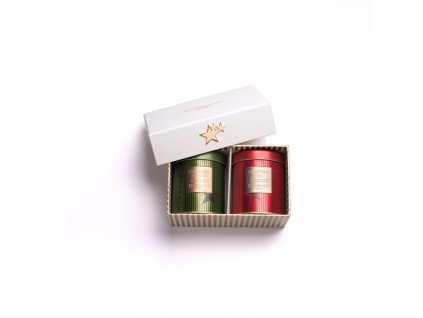 coffret joyeux noel coffret 2 boites de thes assortis