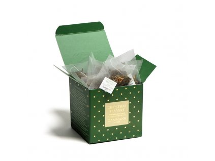 christmas tea vert box of 25 cristal sachets 2022