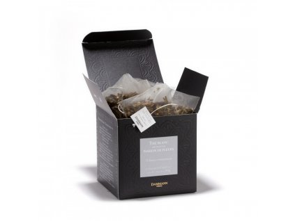 white tea blend passion de fleurs box of 25 cristal tea bags