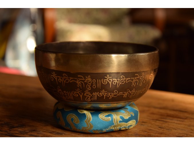 tibetská miska s dekorem