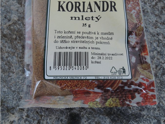 Koriandr mletý 35g